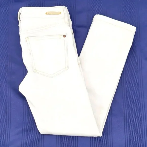Pilcro and the Letterpress White Ankle Jeans Size 26 - Picture 4 of 16